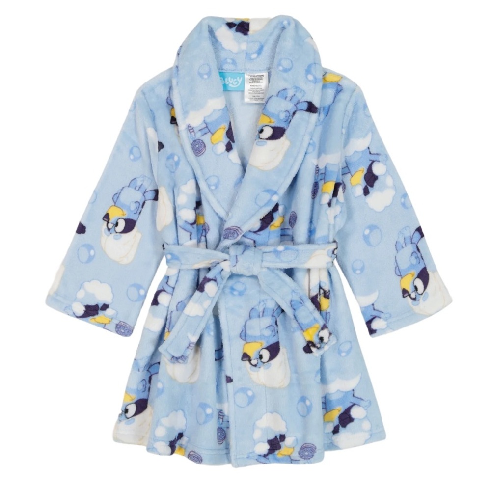 5T NWT Bluey Toddler Boy Pajama Robe